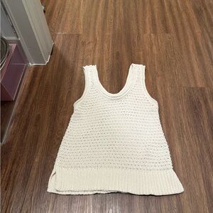 Madewell Ivory Knit Tank Top